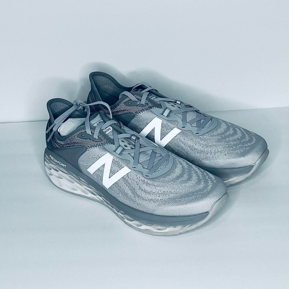 New Balance Gray Fresh Foam More V2 Running Shoe New 12 1/2